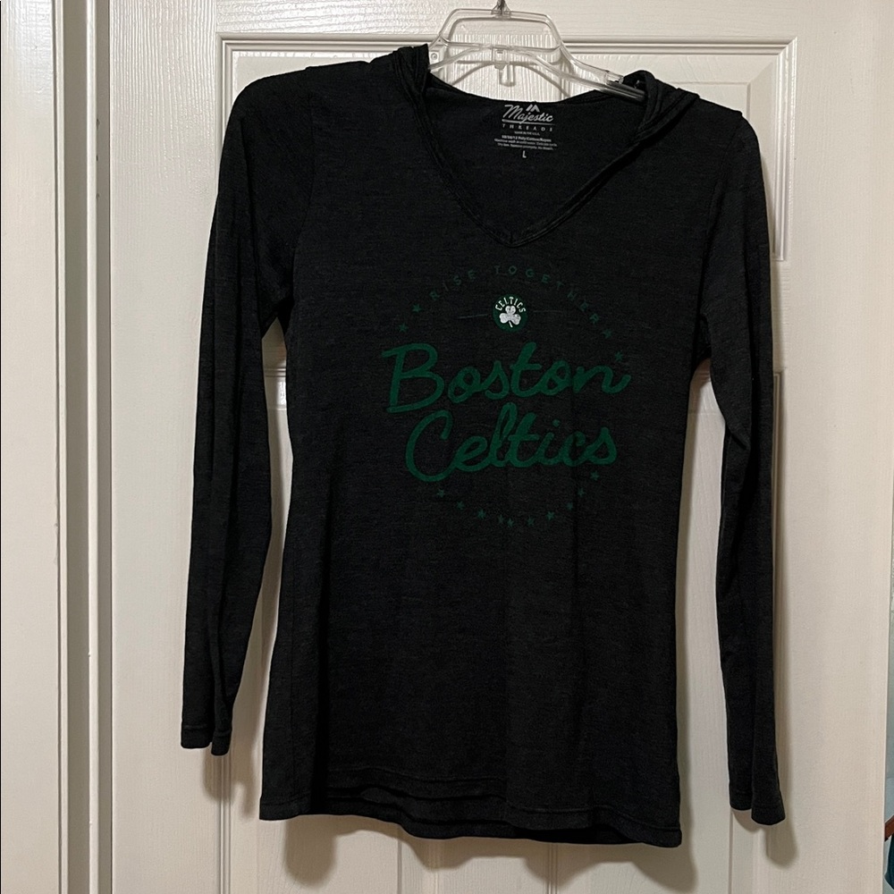 Boston Celtics hooded light weight jersey